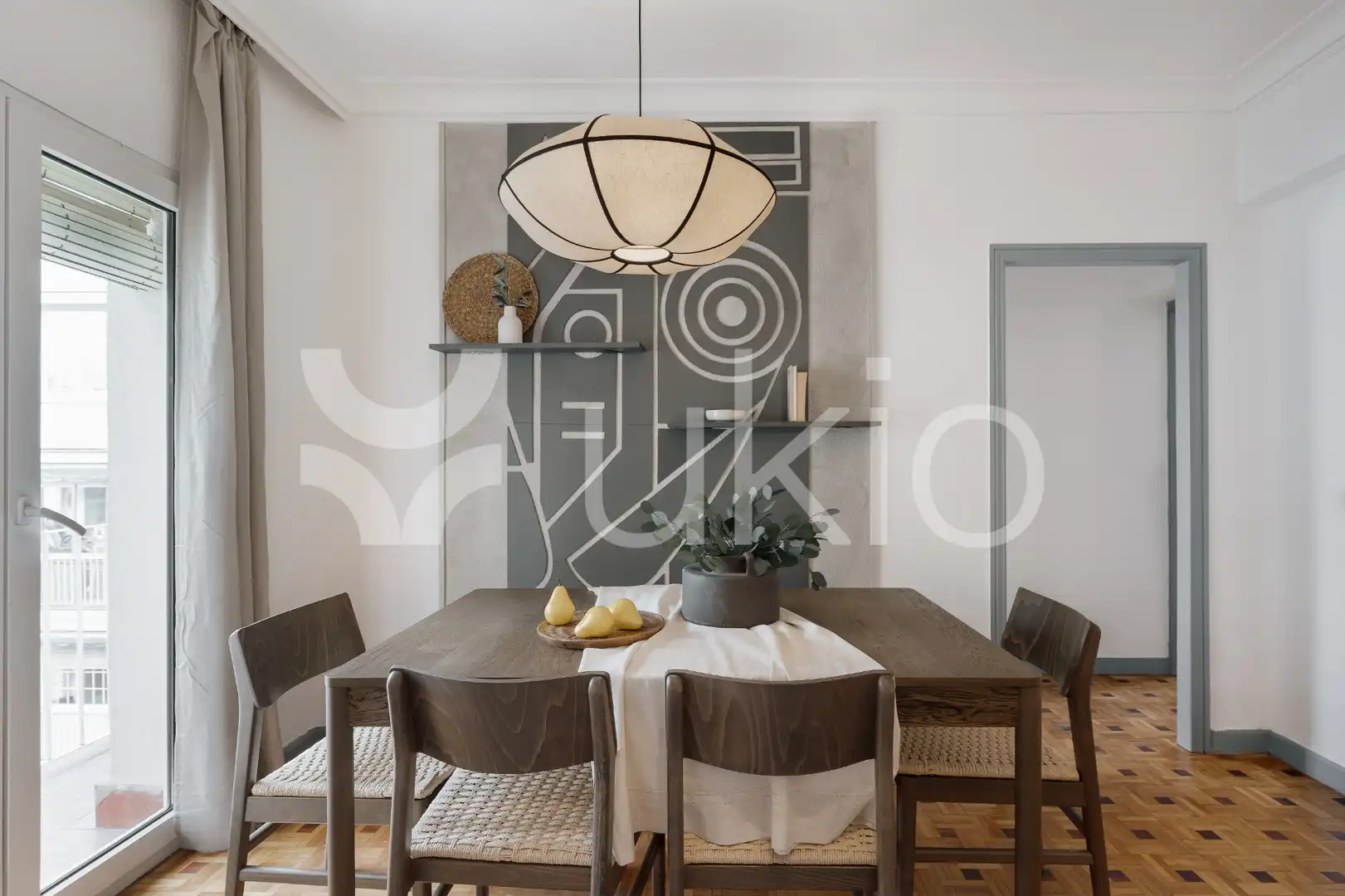 Menjador de Apartament de lloguer en Madrid amb Aire condicionat, Calefacció i Terrassa