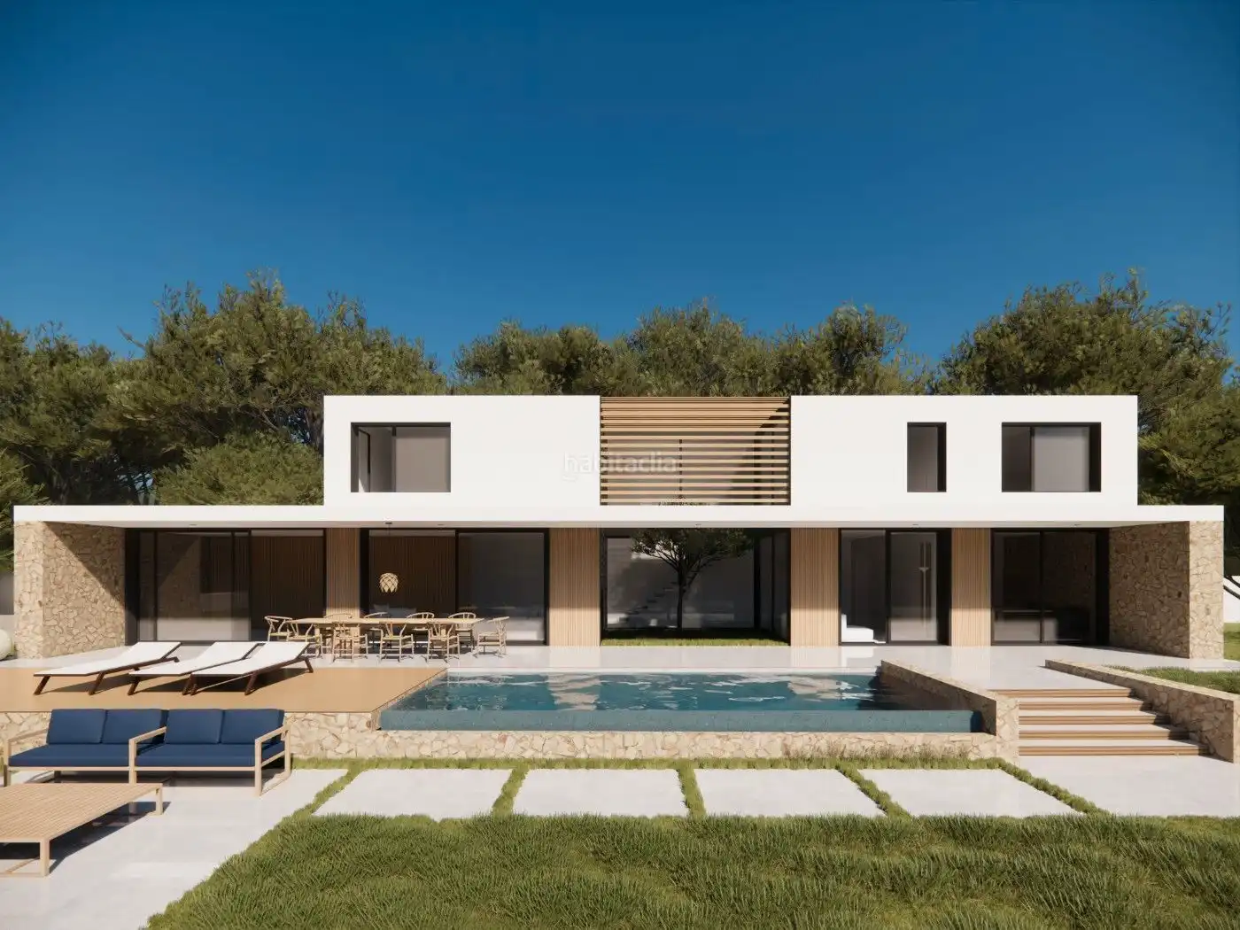 Villa mit Garten zum Verkauf in Avinguda dels Garrofers 40