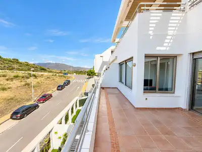 Vista exterior de Àtic en venda en La Cala Mijas