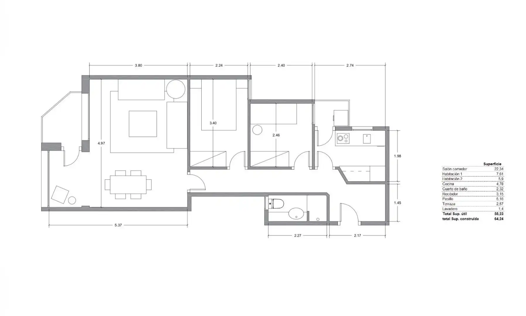 Piso en venta en Barcelona con Aire acondicionado, Calefacción y Parquet