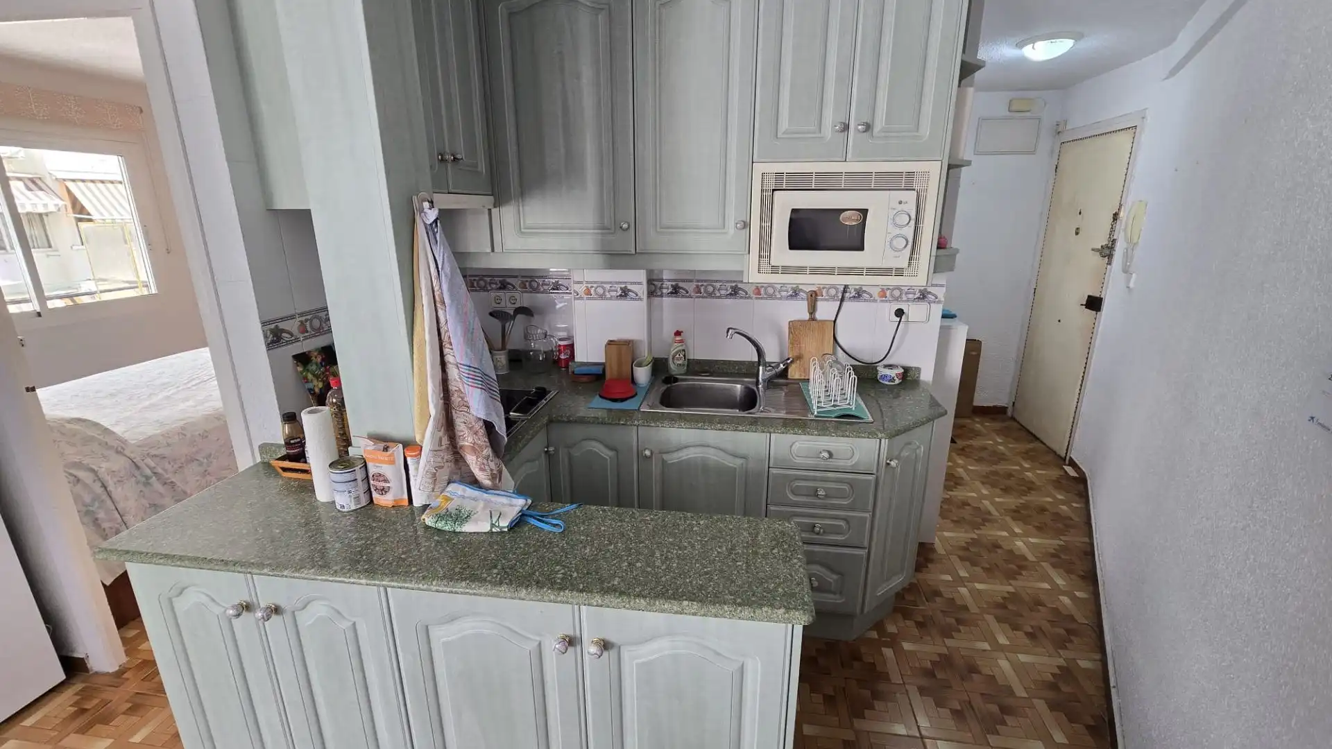 Cocina de Apartamento en venta en Benidorm con Aire acondicionado, Terraza y Amueblado