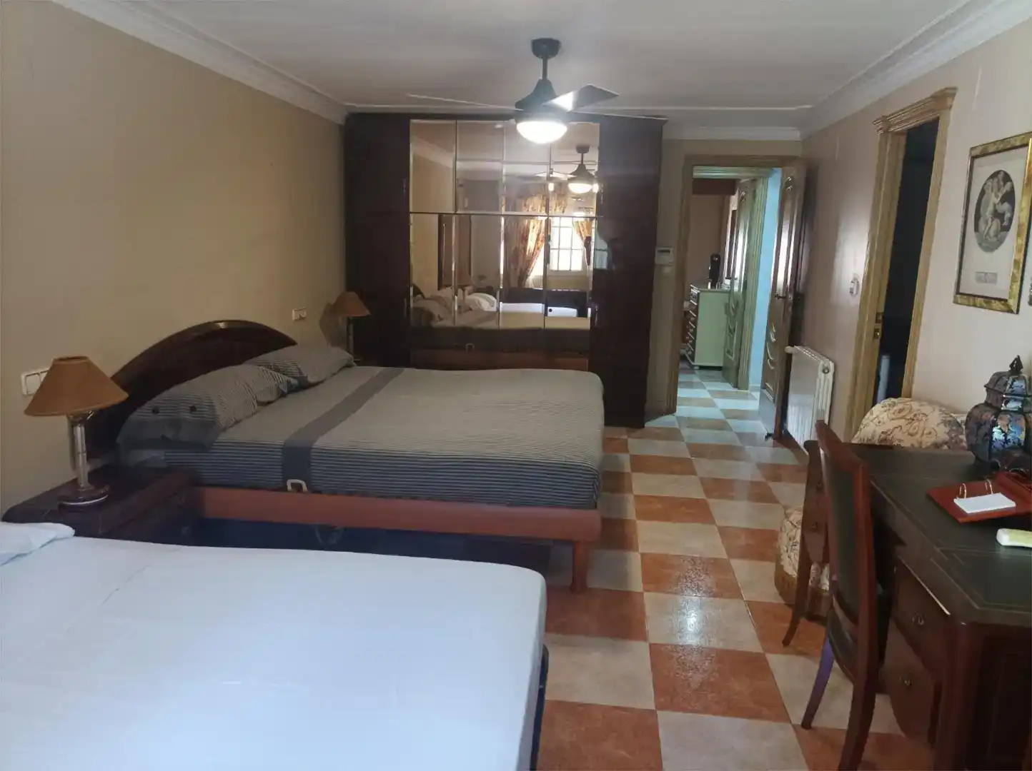 Dormitori de Casa o xalet de lloguer en Dénia amb Aire condicionat, Jardí privat i Parquet