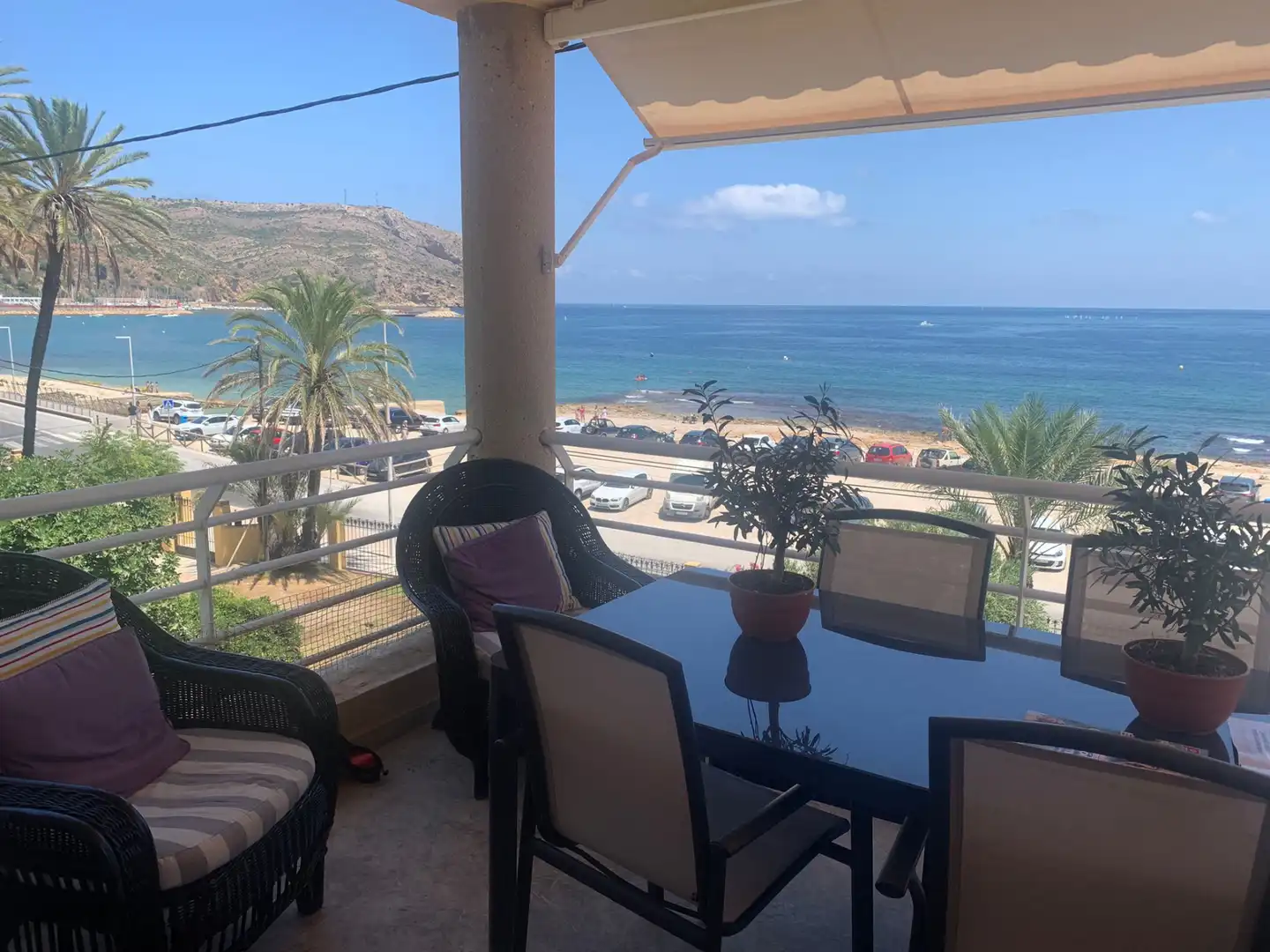 Terrace of Apartments for rent in Jávea / Xàbia  with Air Conditioner, Heating and Furnished