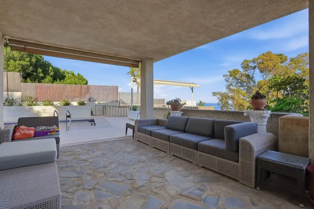 Terrassa de Casa o xalet en venda en Benalmádena amb Aire condicionat, Calefacció i Jardí privat