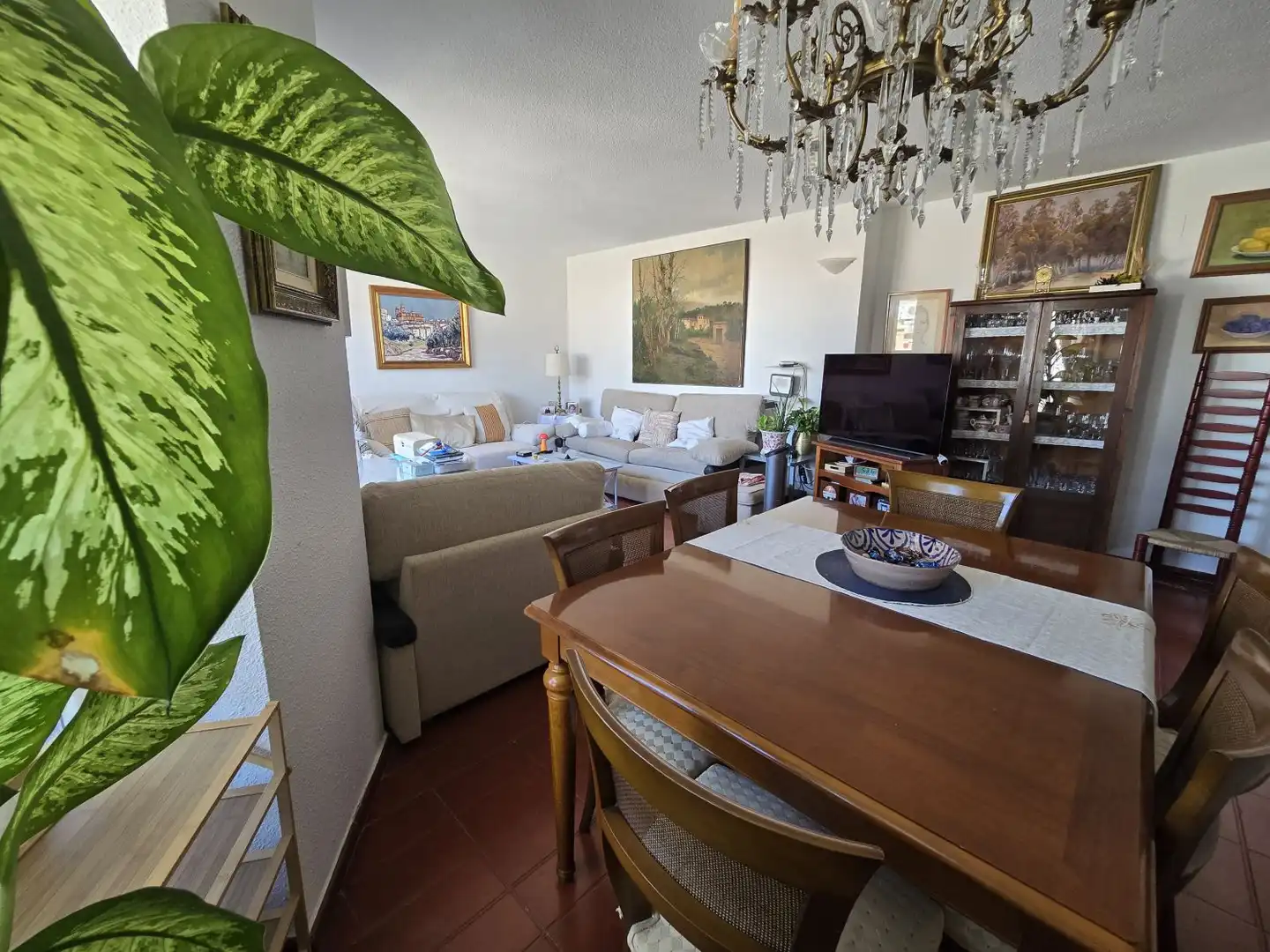Living room of Flat for sale in Málaga  with Air Conditioner, Heating and Terrace