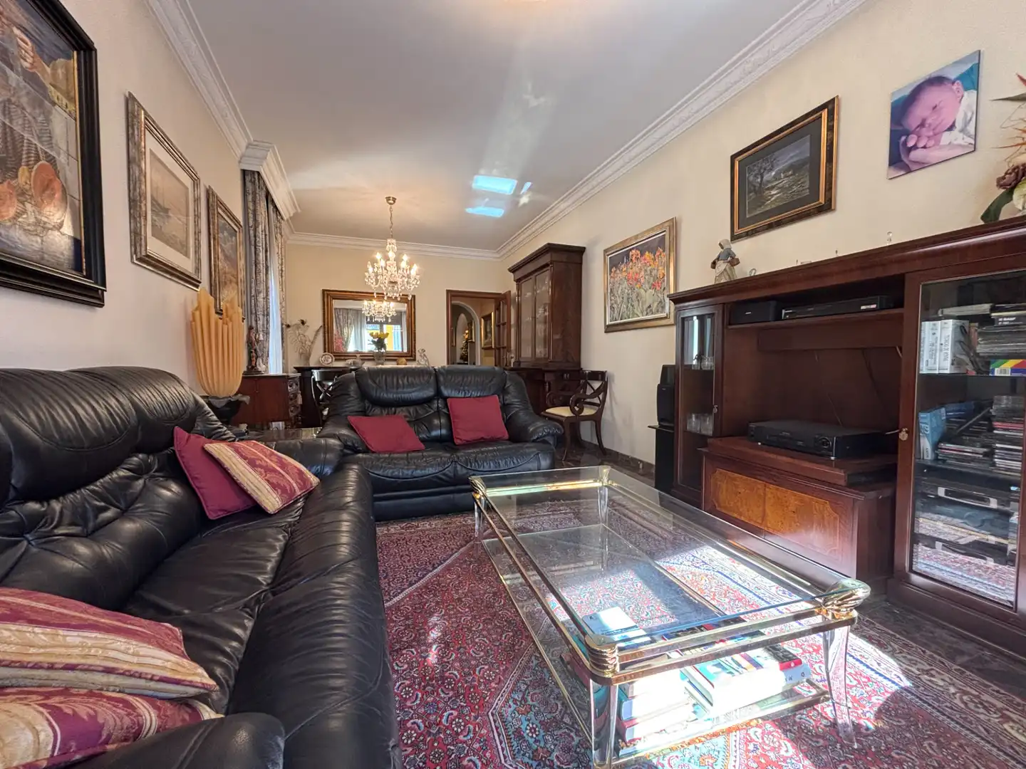 Living room of Houses for sale in Castellón de la Plana / Castelló de la Plana  with Heating, Terrace and Storage room