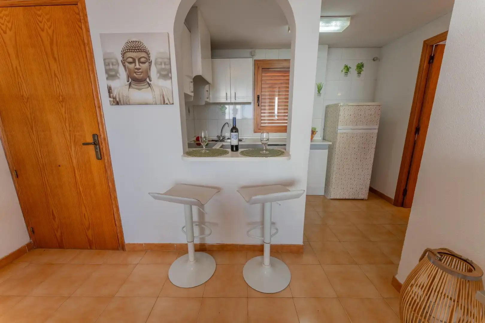 Cuina de Pis en venda en Santa Pola amb Jardí privat, Terrassa i Balcó