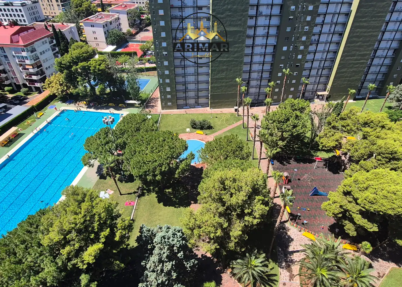 Piscina de Apartamento en venta en Benicasim / Benicàssim con Aire acondicionado, Calefacción y Terraza