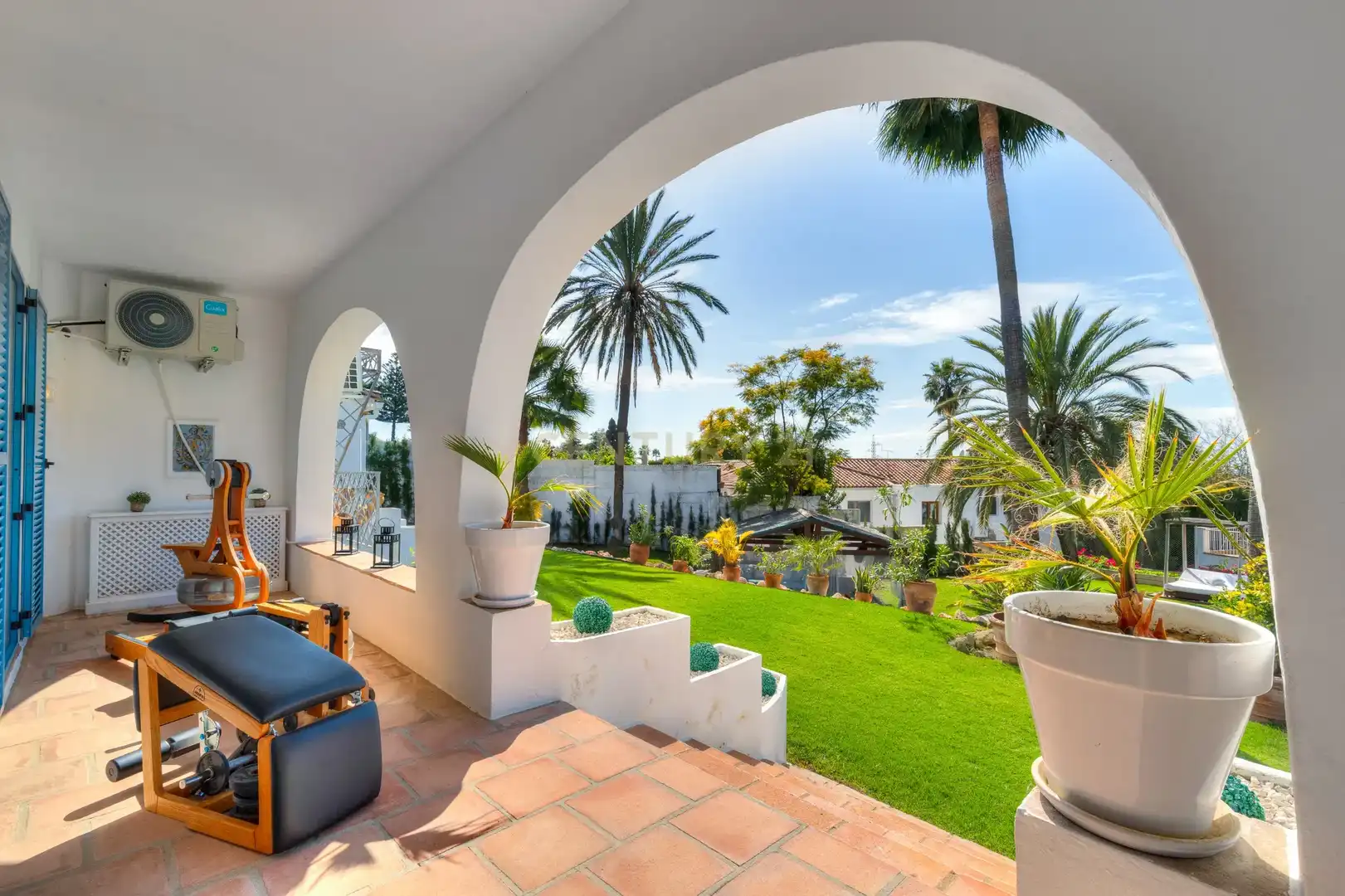Jardín de Casa o chalet en venta en Marbella con Aire acondicionado, Jardín privado y Piscina