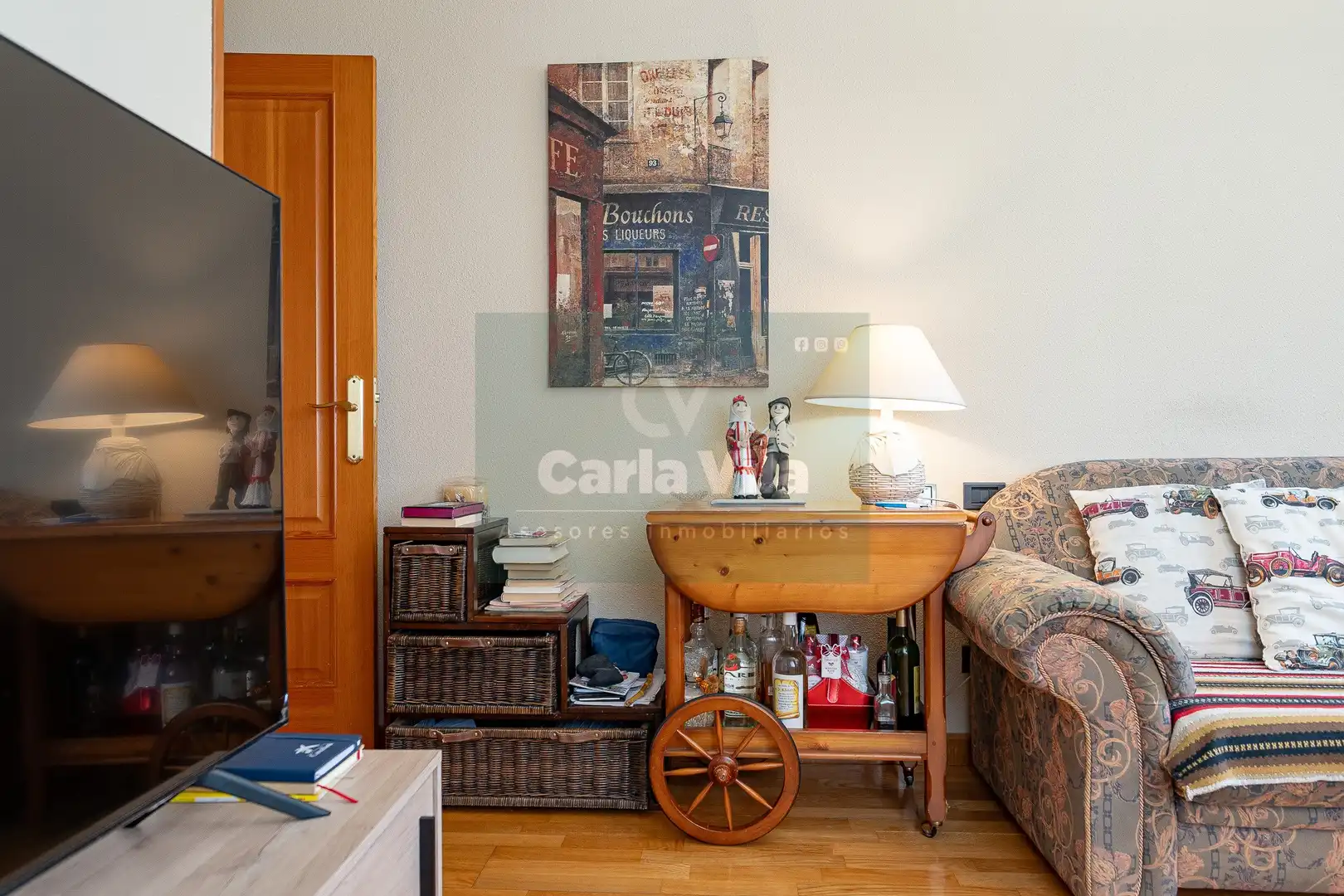 Sala de estar de Dúplex en venta en Lugo con Calefacción, Jardín privado y Parquet