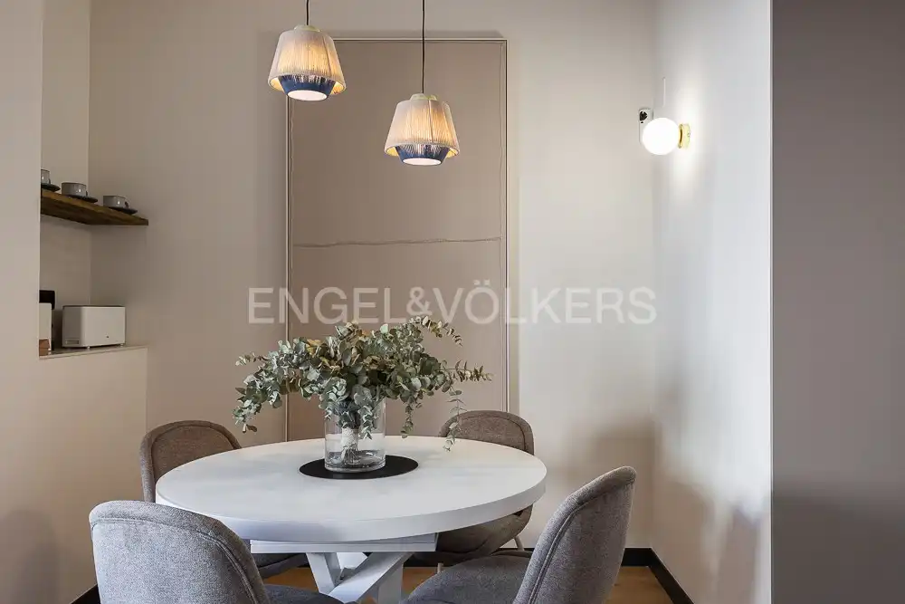 Dining room of Flat for rent in Valencia  with Air Conditioner, Heating and Terrace