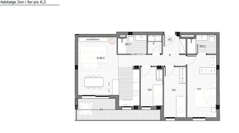 Foto 3 de Piso en venta en De Sant Carles, 95, Llevant, Igualada