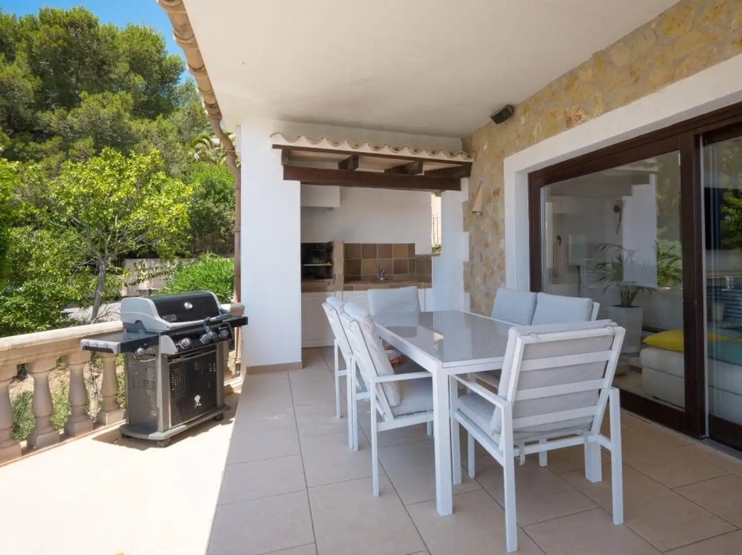 Terraza de Casa o chalet de alquiler en Calvià con Aire acondicionado, Calefacción y Jardín privado
