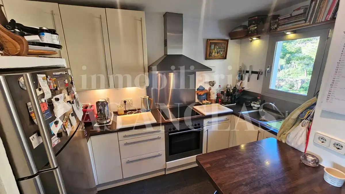 Kitchen of Attic for sale in Santa Eulària des Riu  with Air Conditioner and Community pool