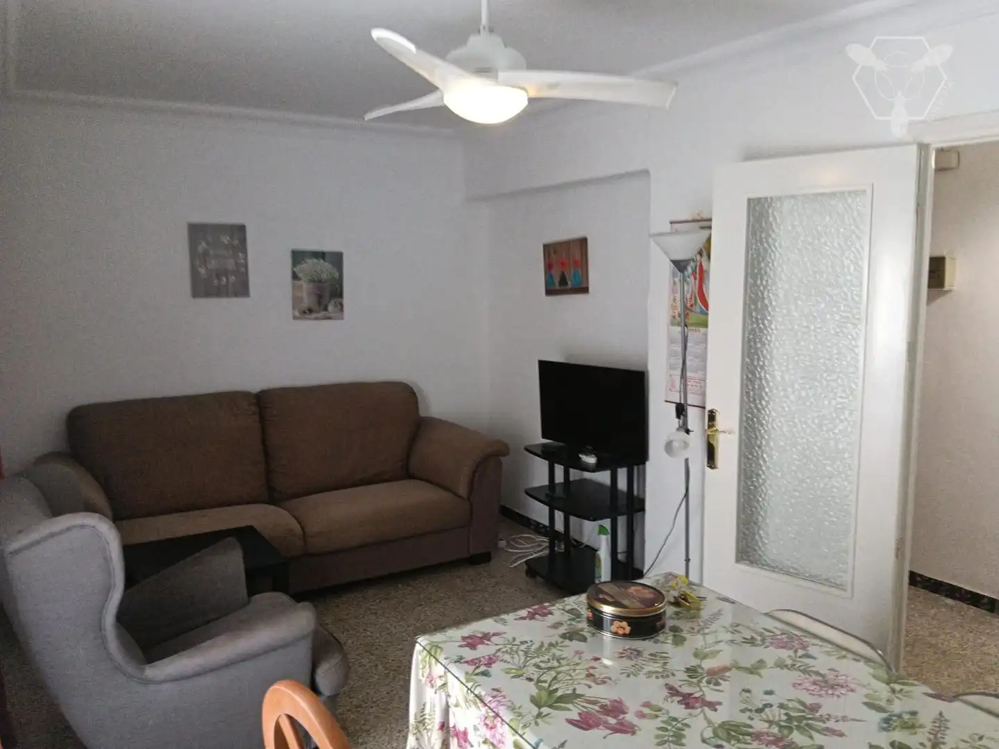 Sala de estar de Piso en venta en Huelva con Terraza y Amueblado