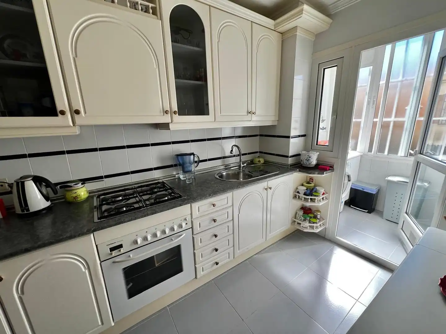 Kitchen of Flat for sale in Málaga  with Air Conditioner and Terrace
