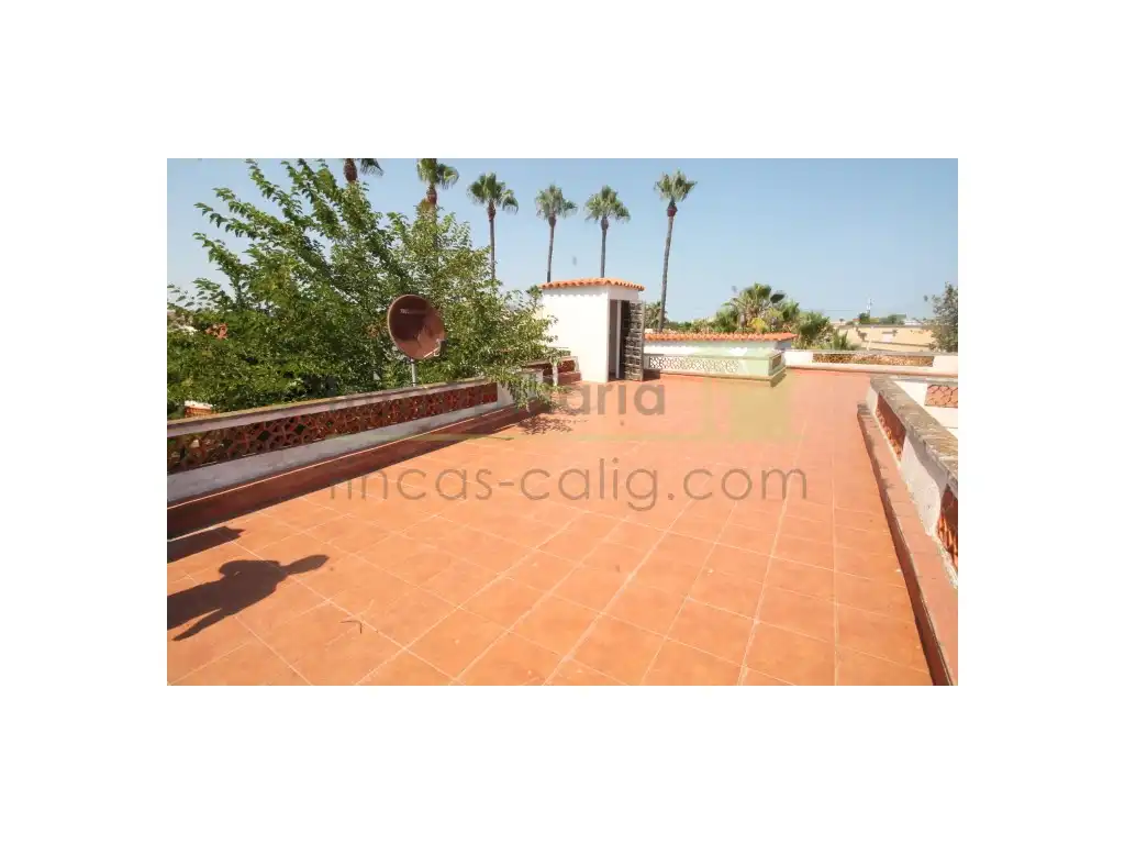 Terrassa de Casa o xalet en venda en Vinaròs amb Jardí privat, Terrassa i Piscina