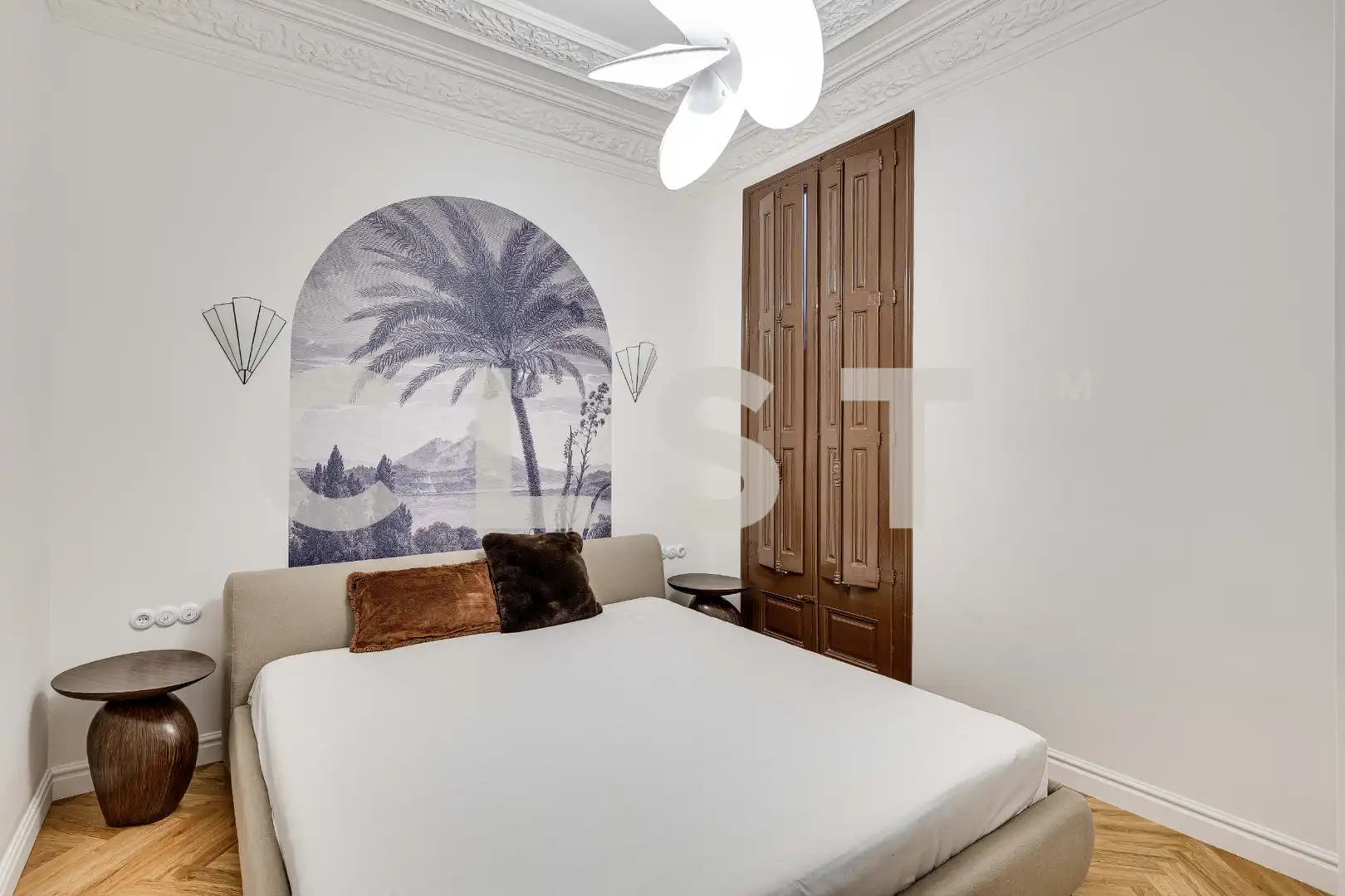 Schlafzimmer von Wohnungen zum Verkauf in Barcelona mit Klimaanlage, Heizung und Parkett
