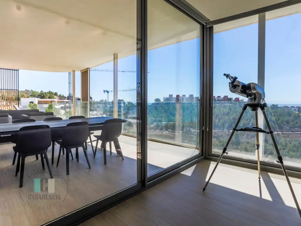 Sala de estar de Ático en venta en Oropesa del Mar / Orpesa con Aire acondicionado, Terraza y Horno