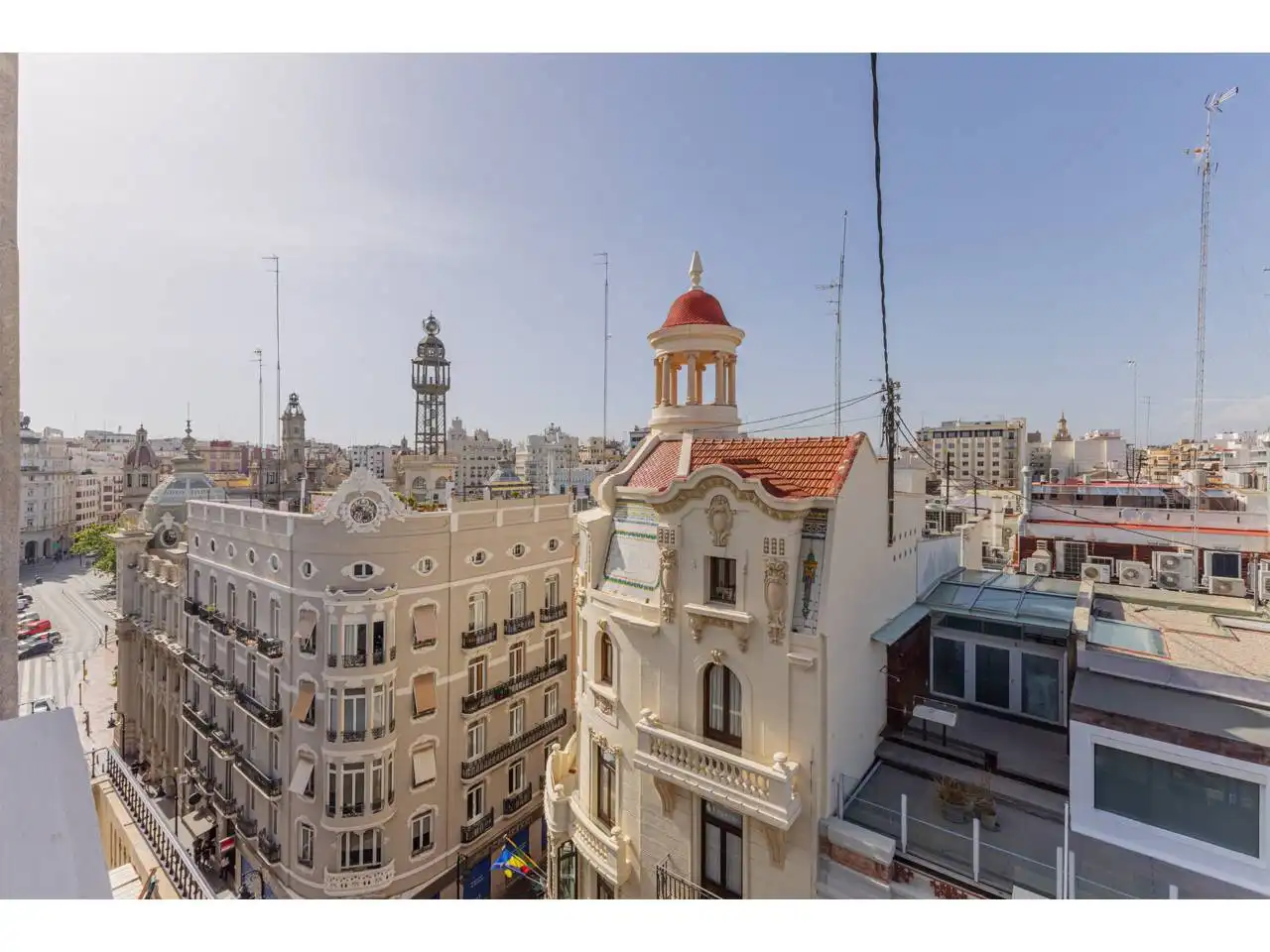 Außenansicht von Dachboden zum Verkauf in Valencia mit Klimaanlage, Parkett und Terrasse