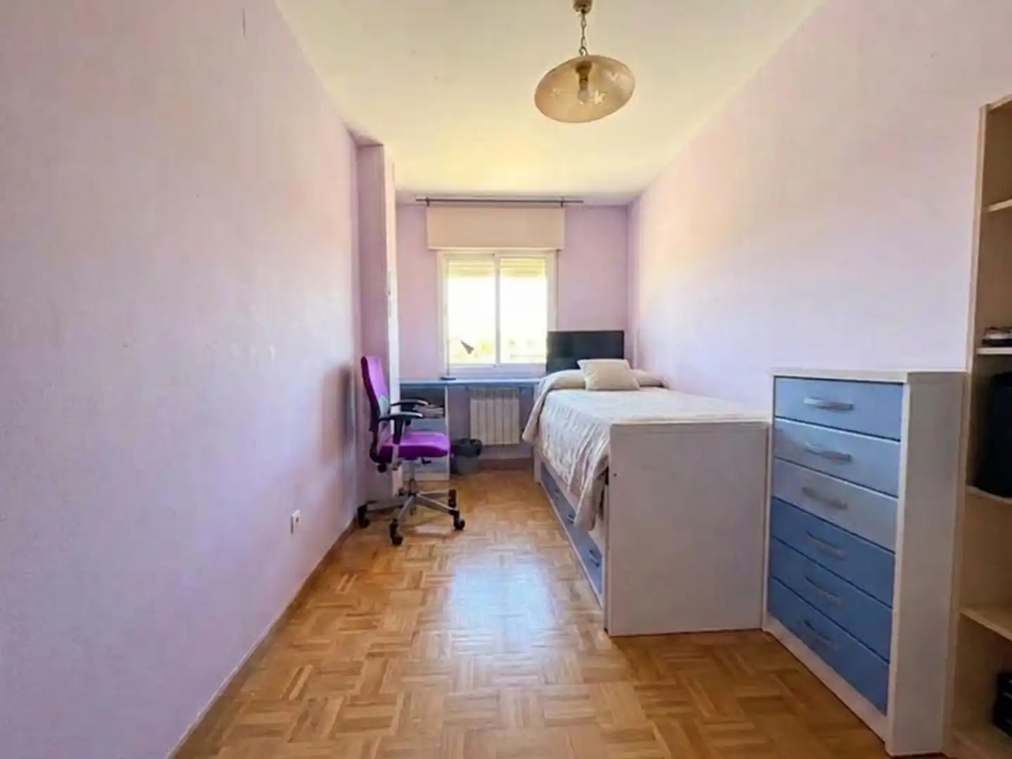 Schlafzimmer von Wohnung zum Verkauf in Madrid mit Klimaanlage, Heizung und Parkett