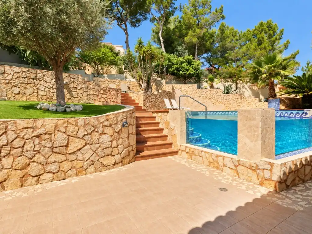 Piscina de Casa o chalet de alquiler en El Toro con Aire acondicionado, Jardín privado y Terraza