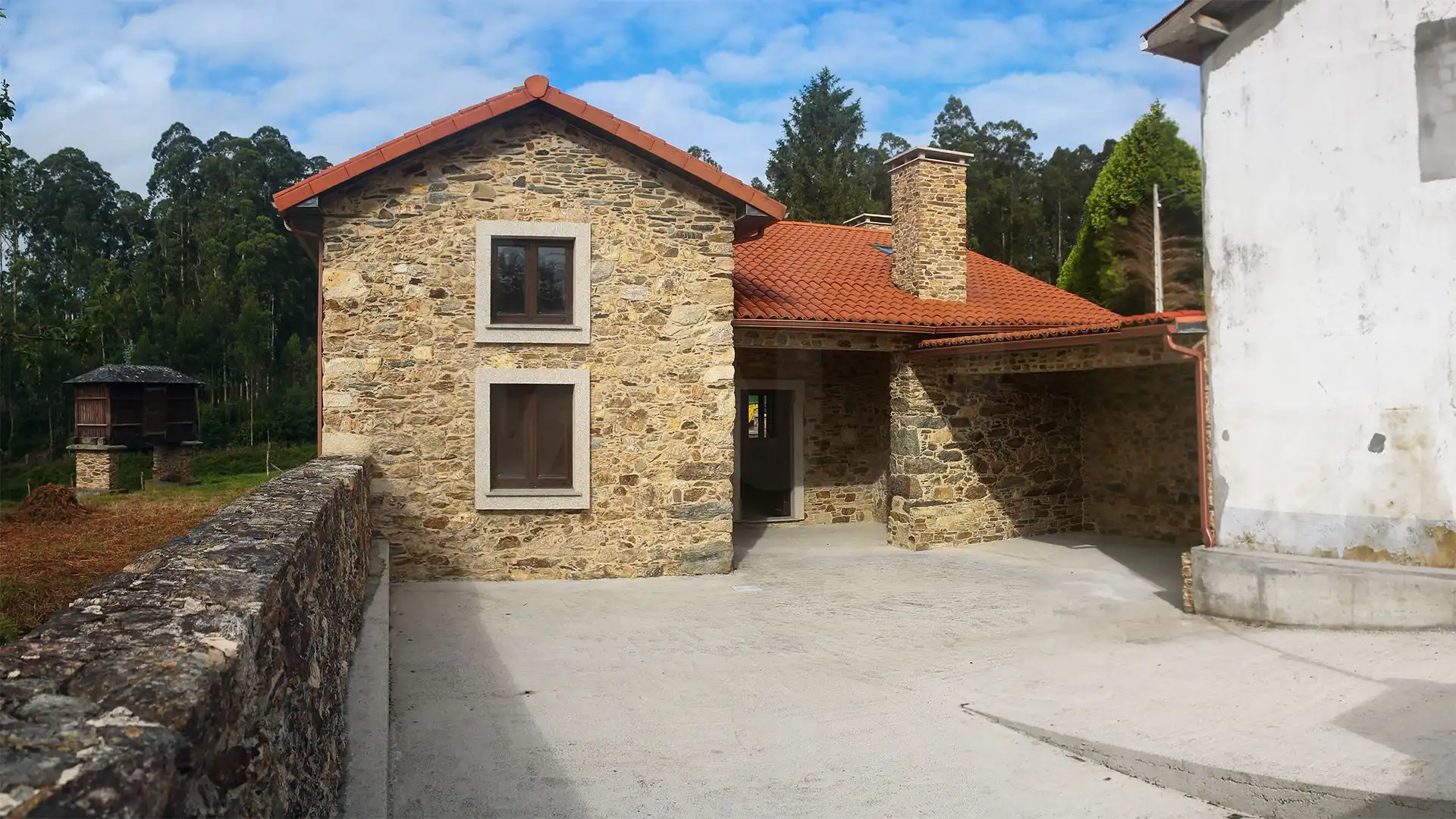 Exterior view of Flat for sale in Sedes - Pedroso - Doso