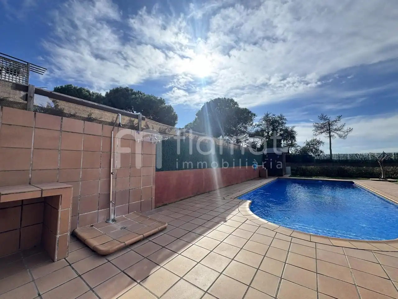 Piscina de Casa o xalet en venda en Caldes de Malavella amb Jardí privat i Piscina