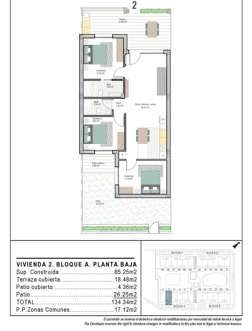 Apartament amb piscina en venda a San Cayetano, imagen 22