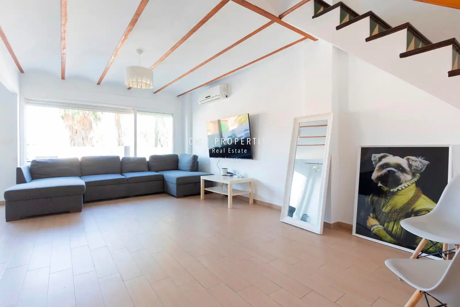 Wohnzimmer von Haus oder Chalet zur Miete in Valencia mit Klimaanlage, Heizung und Terrasse