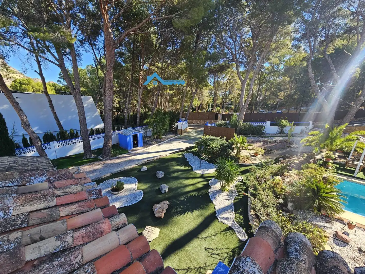 Jardín de Casa o chalet en venta en Altea con Aire acondicionado, Calefacción y Jardín privado