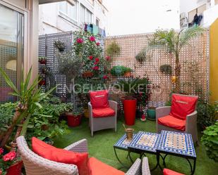 Terrassa de Apartament de lloguer en  Valencia Capital amb Aire condicionat, Jardí privat i Parquet