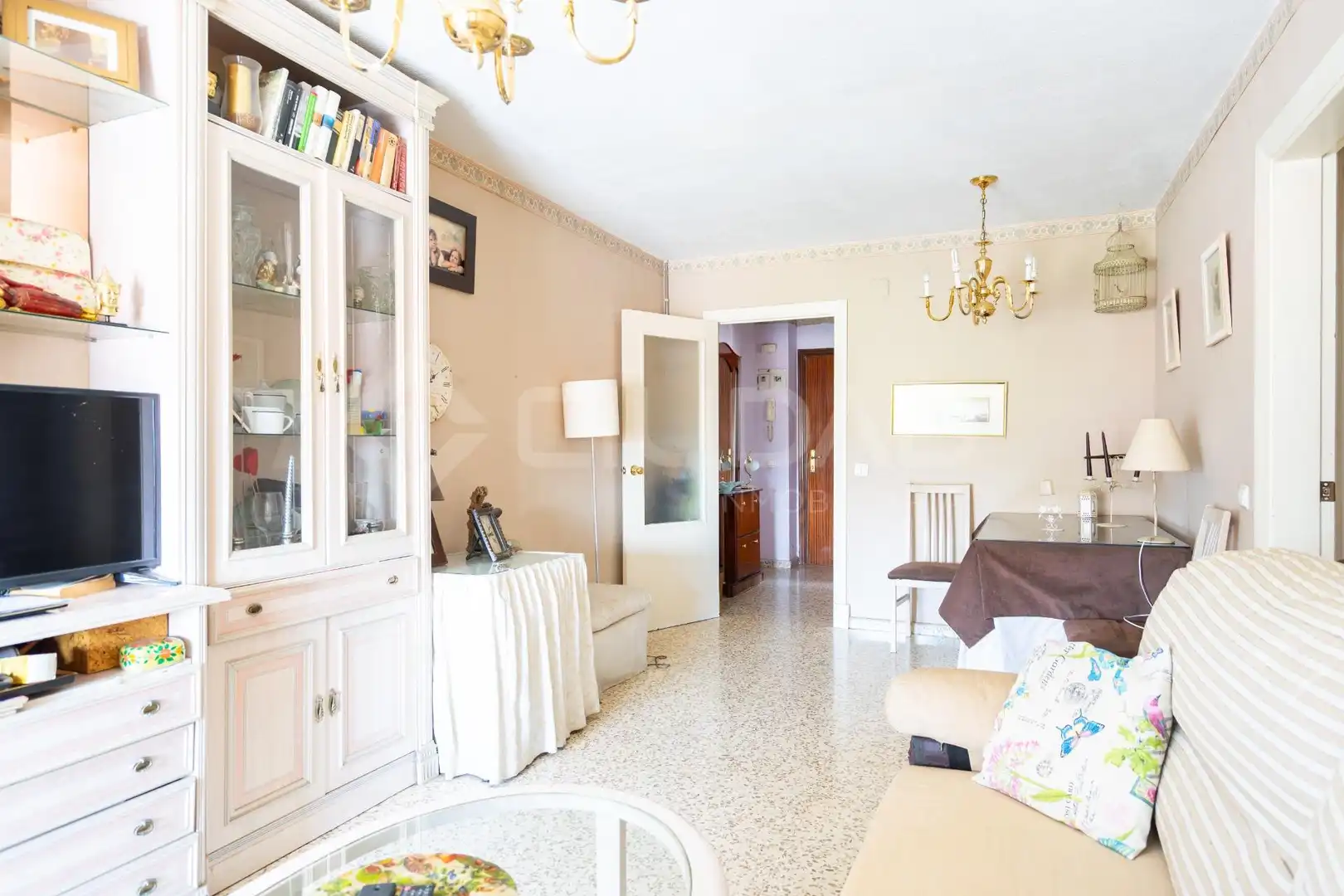 Living room of Flat for sale in Sevilla  with Balcony