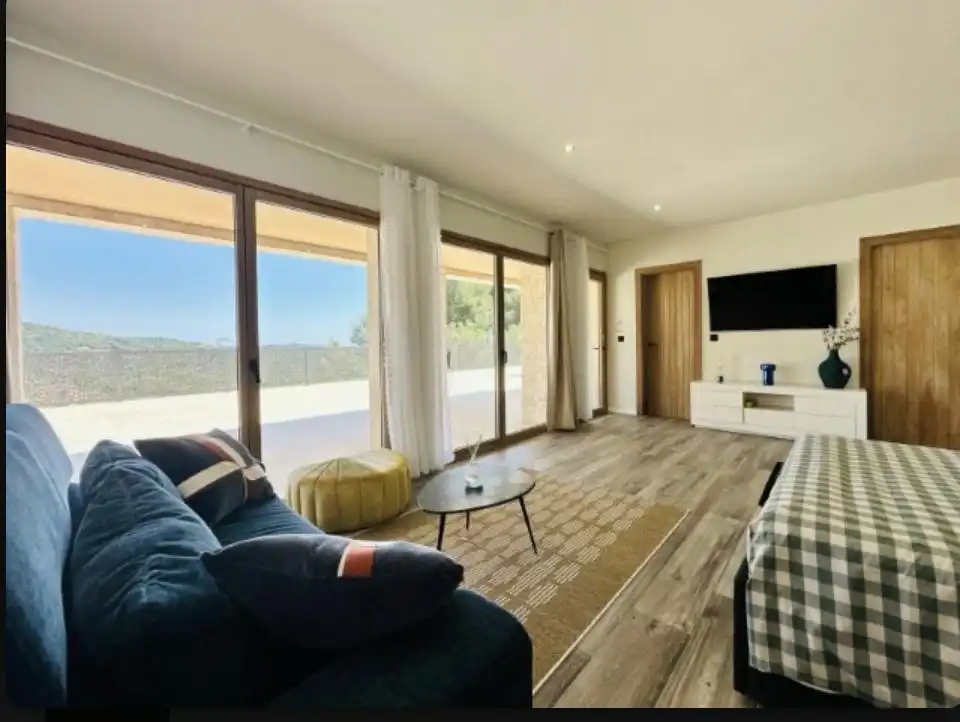 Sala de estar de Casa o chalet en venta en Mataró con Aire acondicionado, Jardín privado y Parquet