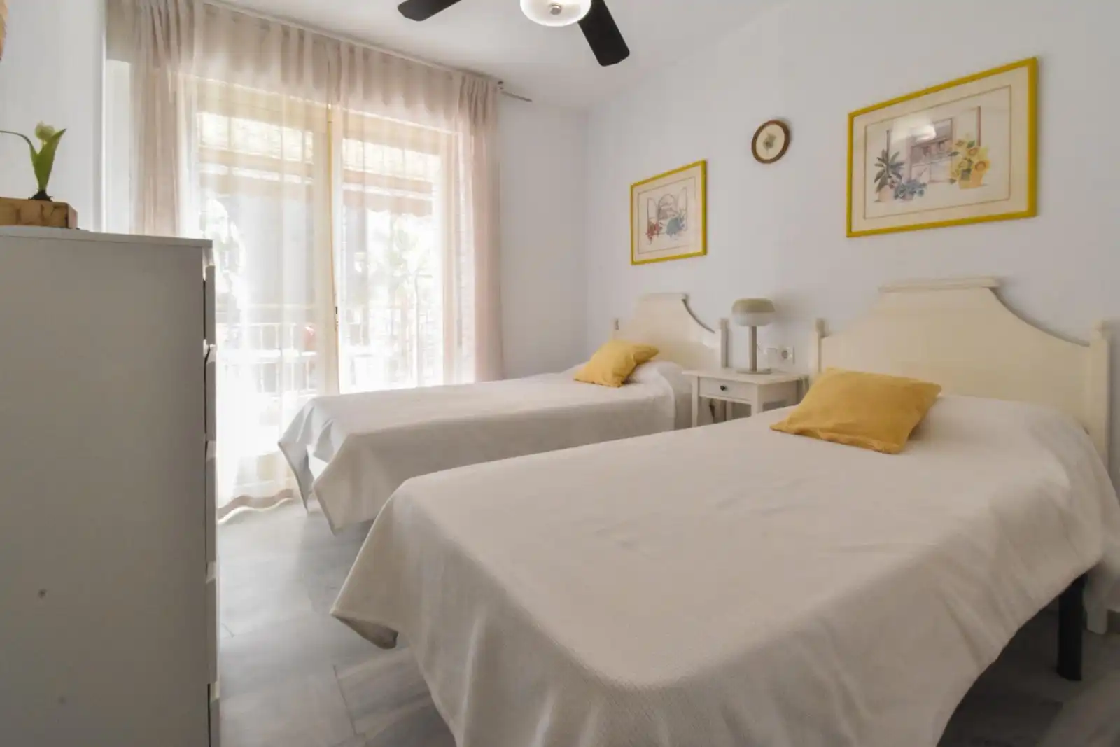 Bedroom of Apartments for rent in Fuengirola  with Air Conditioner, Heating and Private garden