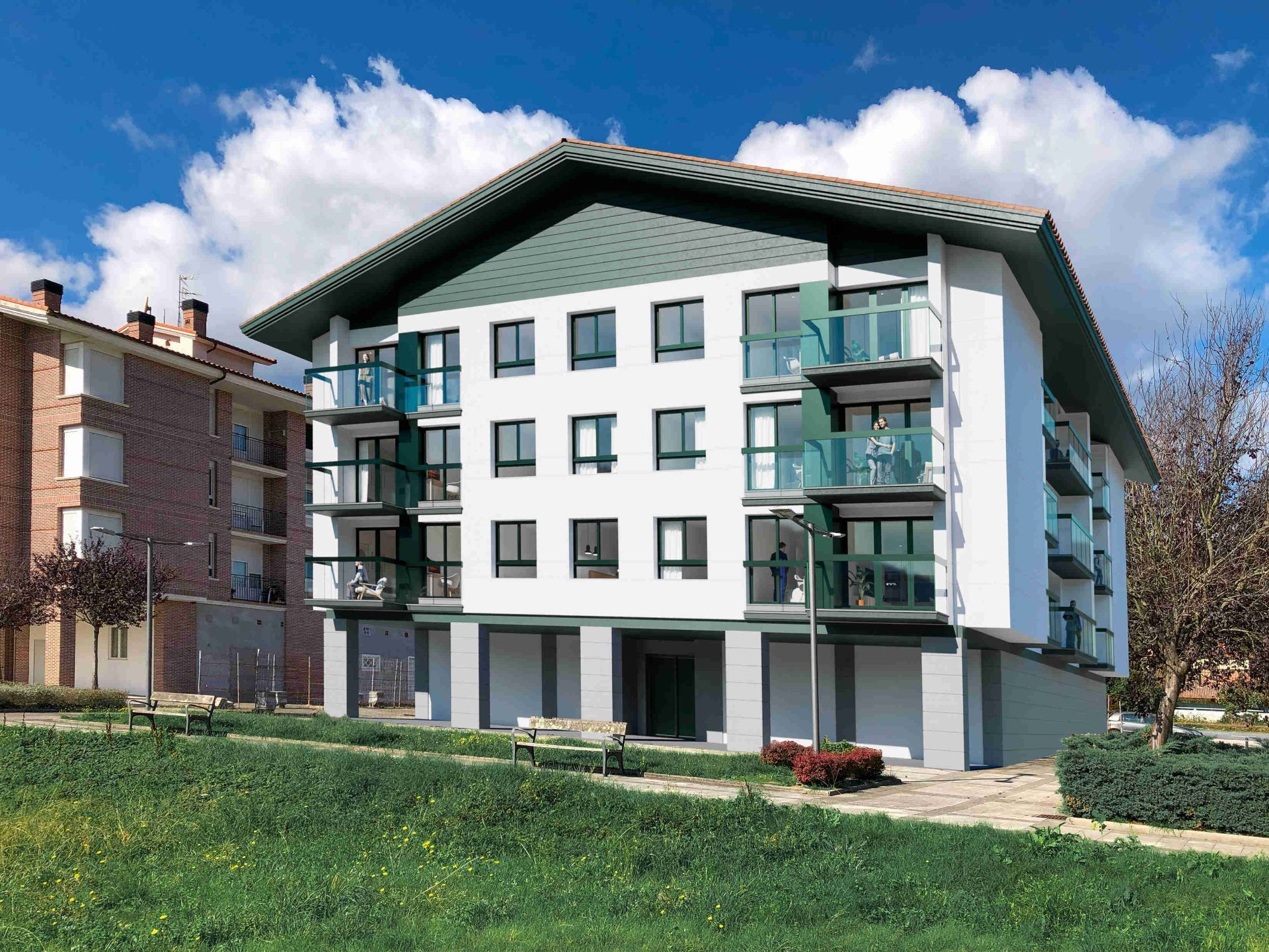 Vista exterior de Pis en venda en Orozko amb Calefacció, Terrassa i Traster