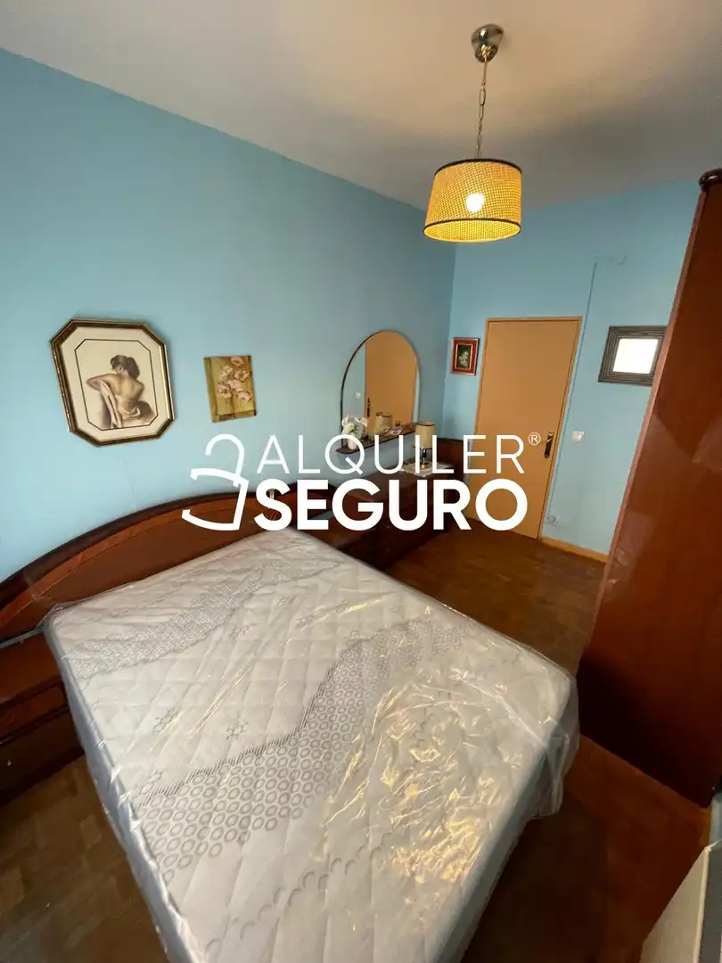 Bedroom of Flat for rent in Madrid  with Terrace and Furnished