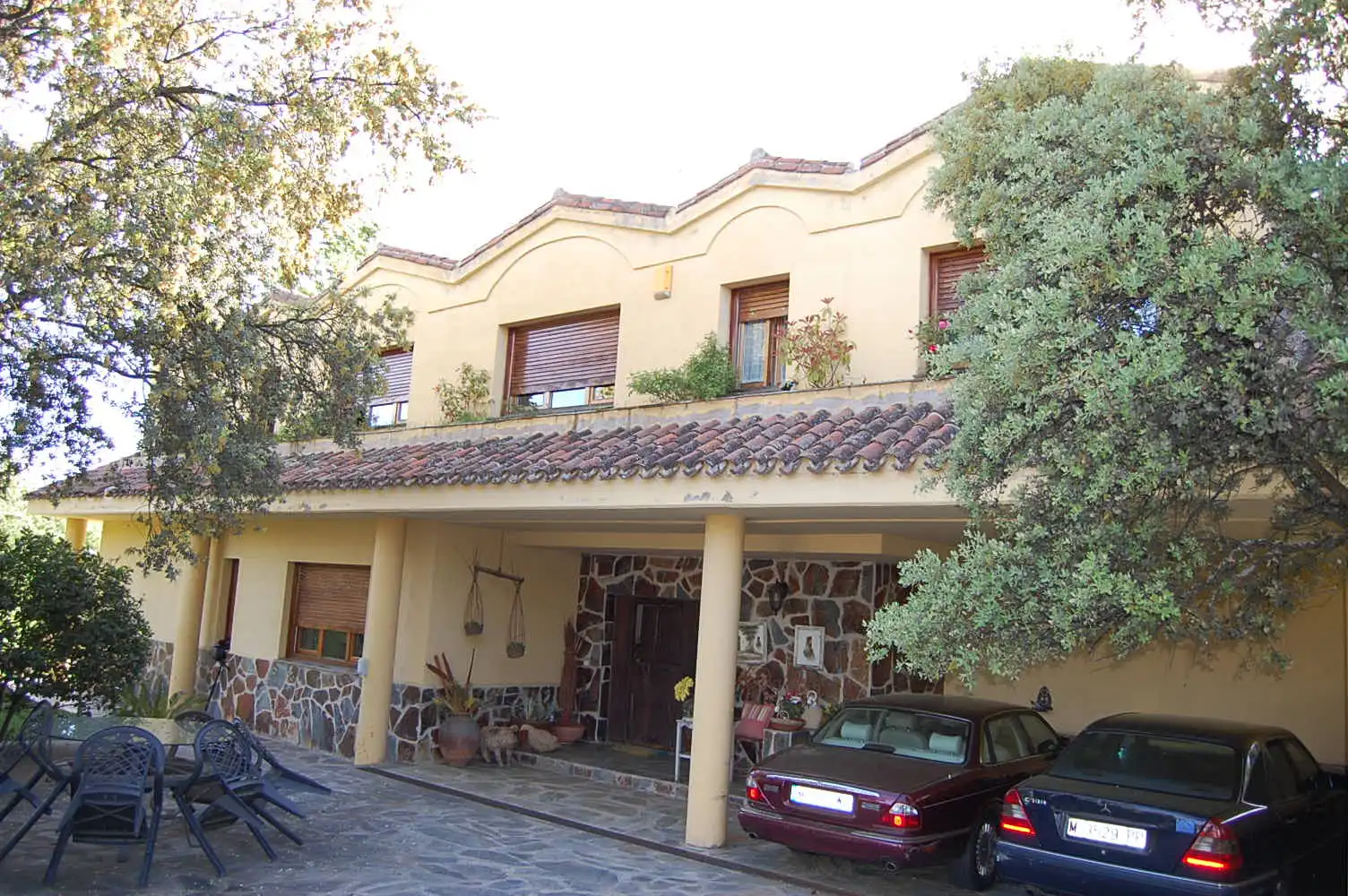 Vista exterior de Casa o xalet en venda en Galapagar amb Aire condicionat, Calefacció i Jardí privat