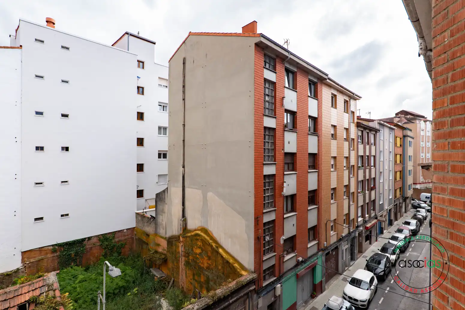 Vista exterior de Piso en venta en Gijón 