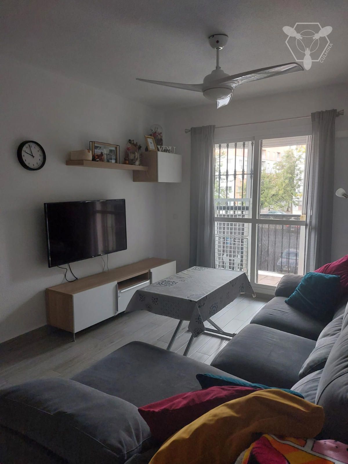 Sala de estar de Piso en venta en  Huelva Capital con Aire acondicionado y Terraza