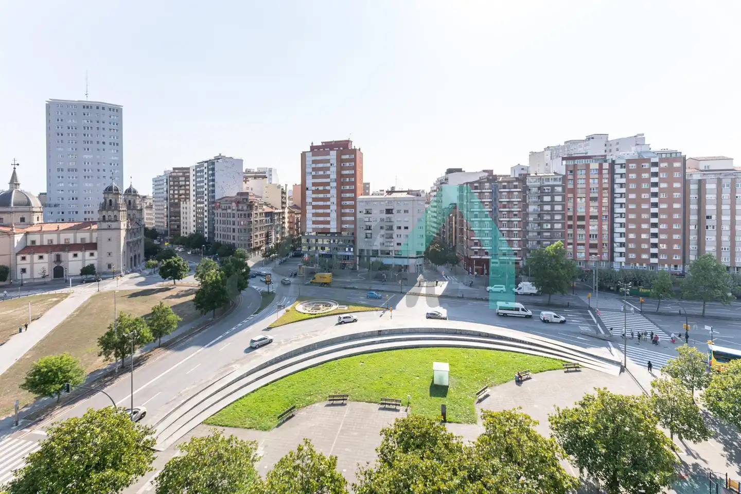 Exterior view of Flat for sale in Gijón   with Heating, Parquet flooring and Terrace