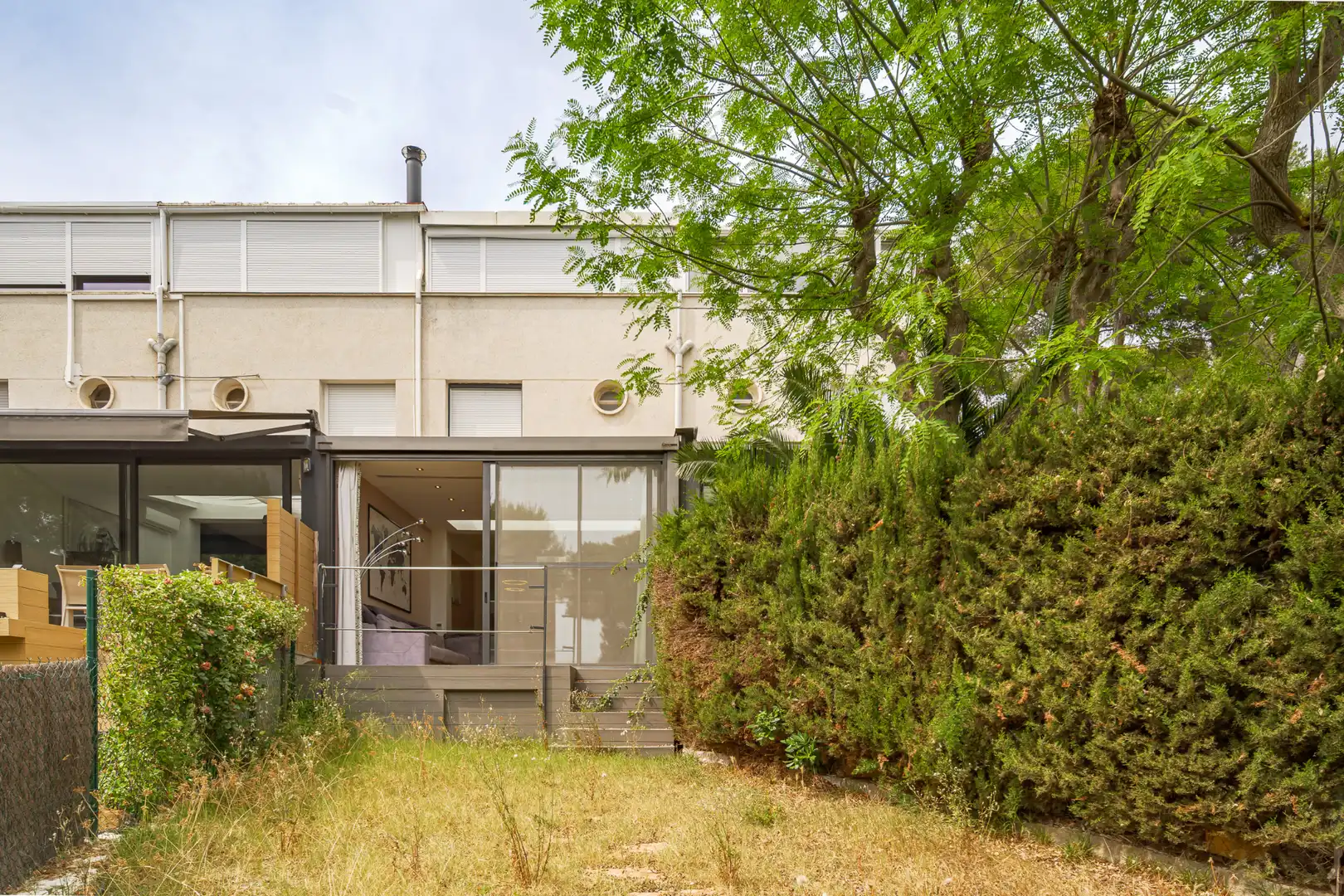 Vista exterior de Casa adosada en venta en Castelldefels con Aire acondicionado, Calefacción y Parquet