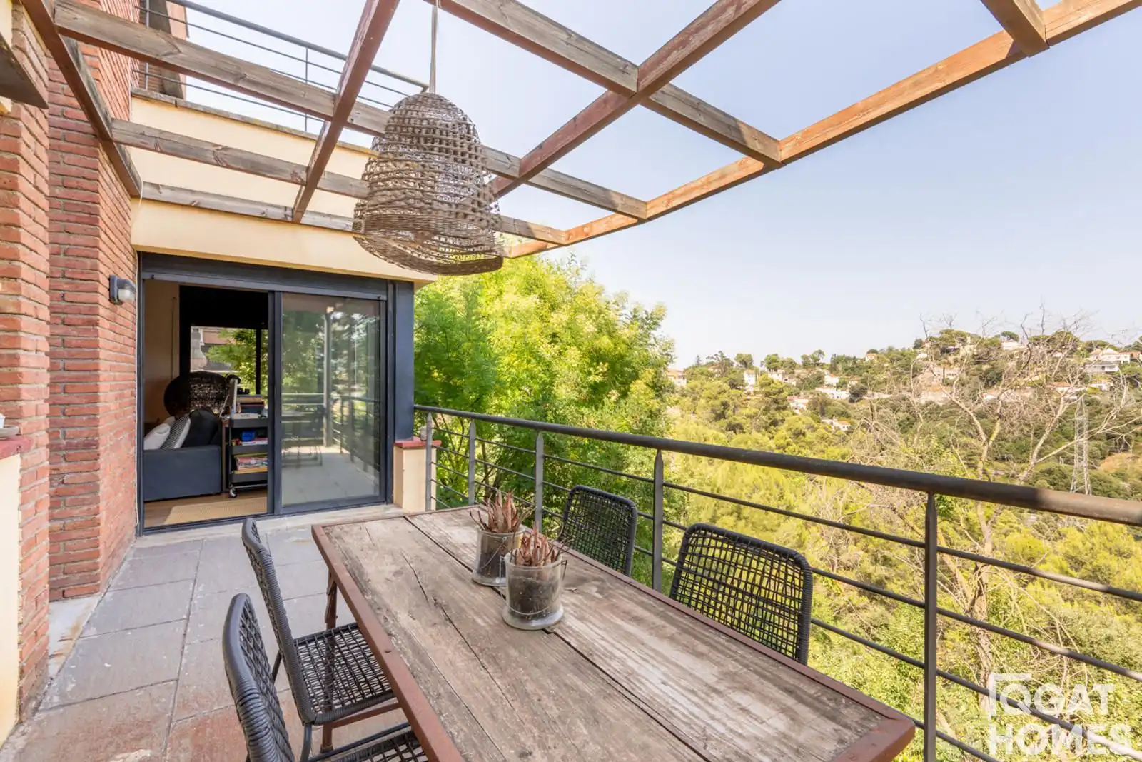 Terraza de Casa o chalet en venta en Sant Cugat del Vallès con Calefacción, Terraza y Trastero