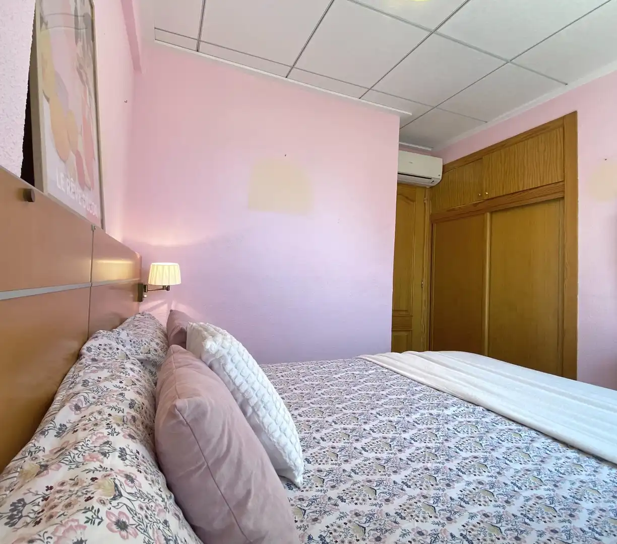 Bedroom of Flat for sale in La Pobla de Farnals  with Air Conditioner, Private garden and Balcony