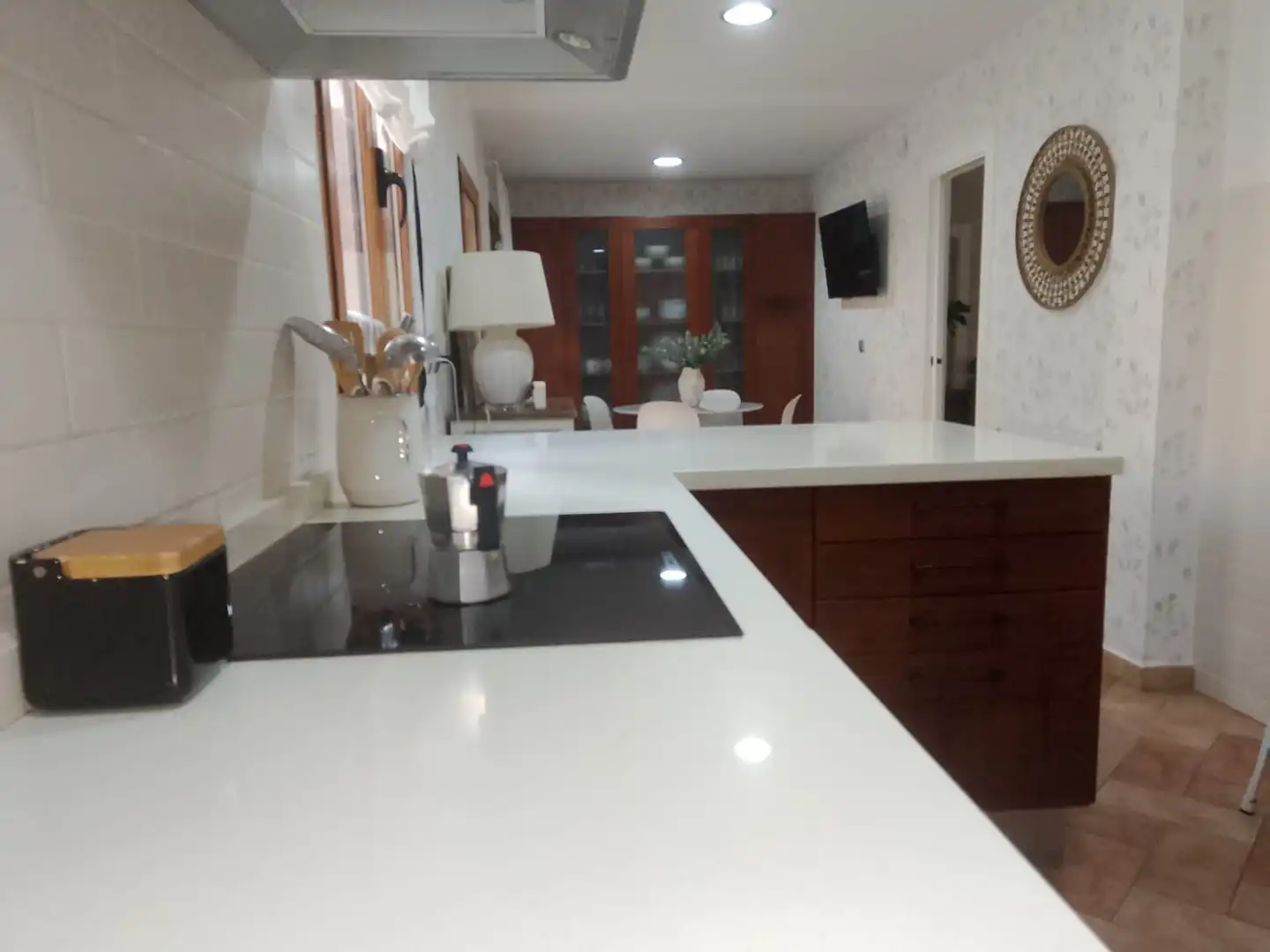 Cuina de Casa o xalet en venda en Tibi amb Aire condicionat, Jardí privat i Parquet