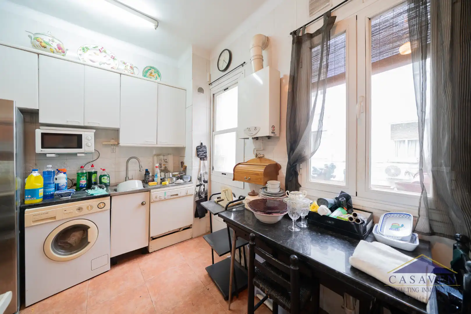 Küche von Wohnung zum Verkauf in Madrid mit Heizung