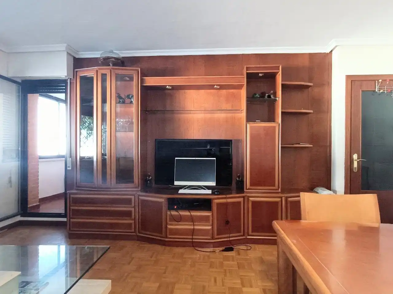 Sala de estar de Piso de alquiler en Madrid con Aire acondicionado, Calefacción y Parquet