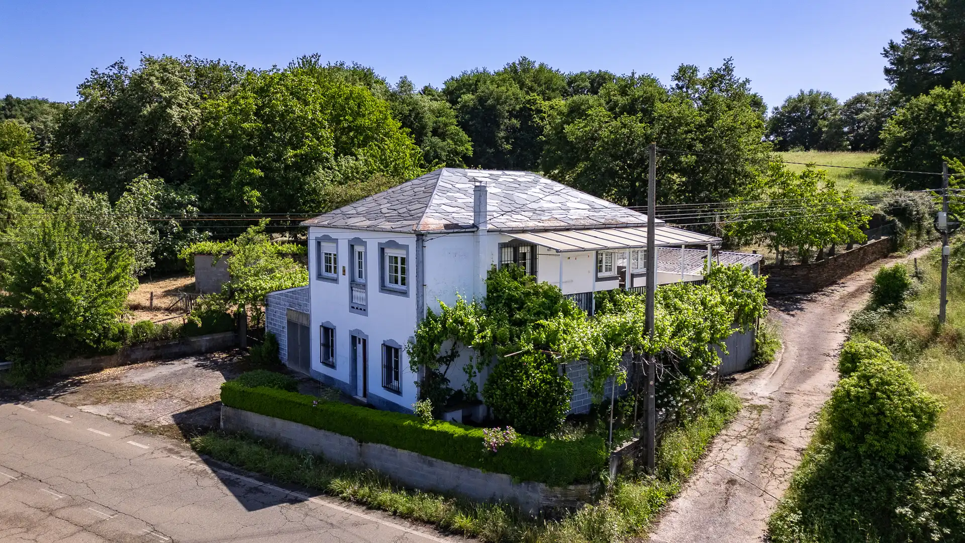 Vista exterior de Finca rústica en venta en O Incio  con Amueblado