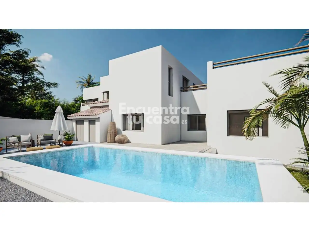 Vista exterior de Casa o xalet en venda en L'Alfàs del Pi amb Aire condicionat, Calefacció i Jardí privat