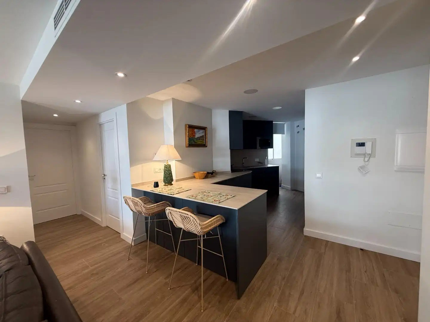 Küche von Wohnung zur Miete in Almería mit Klimaanlage, Terrasse und Möbliert